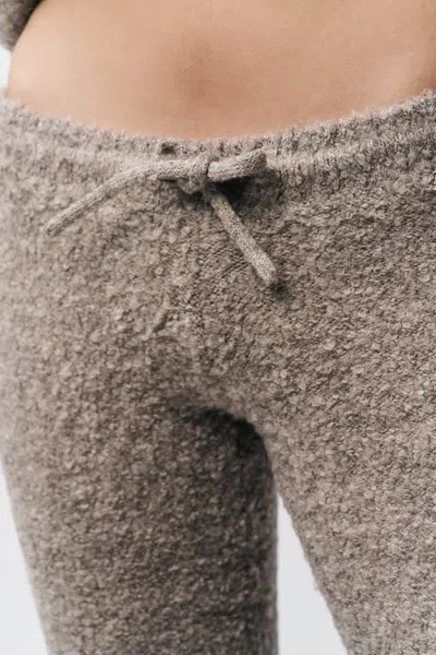 Danielle Guizio Ny Peyton Pant In Heather Grey