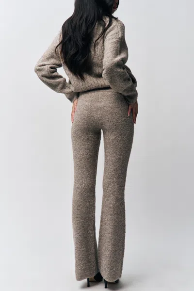 Danielle Guizio Ny Peyton Pant In Heather Grey