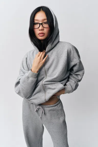 Danielle Guizio Ny Relaxed Drawstring Sweatpant In Heather Grey
