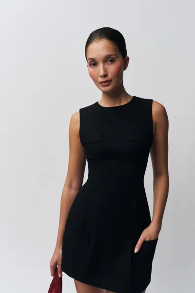 Danielle Guizio Ny Rowan Dress In Black