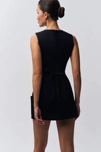 Danielle Guizio Ny Rowan Dress In Black