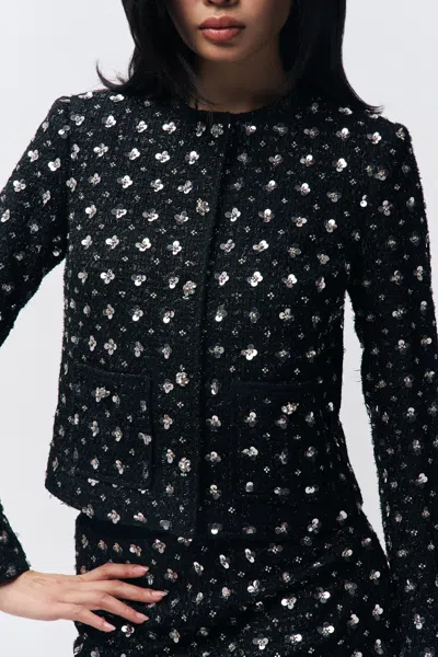 Danielle Guizio Ny Wren Jacket In Black