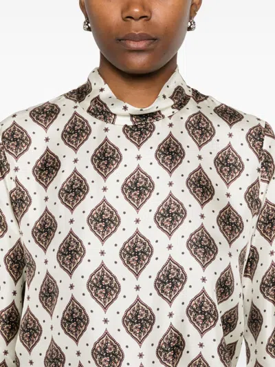 Alberto Biani Floral-print Blouse