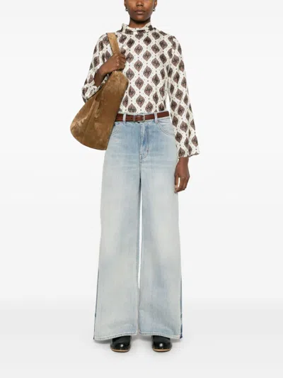 Alberto Biani Floral-print Blouse