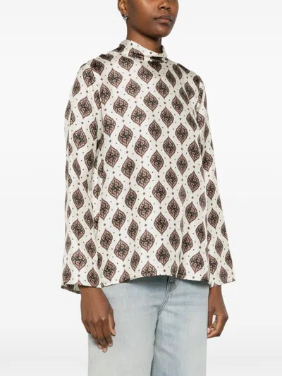 Alberto Biani Floral-print Blouse