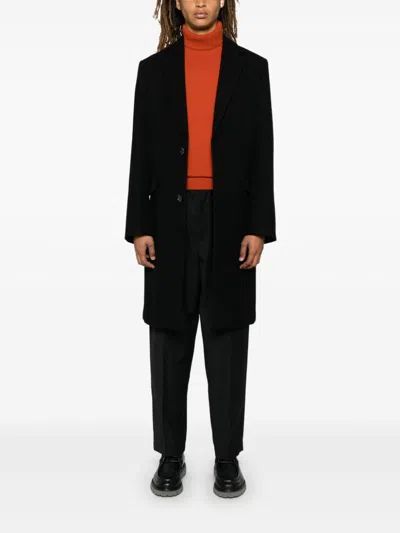 Ami Alexandre Mattiussi Ami Paris Men Wool Single-breasted Coat