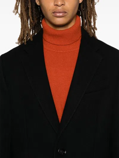 Ami Alexandre Mattiussi Ami Paris Men Wool Single-breasted Coat