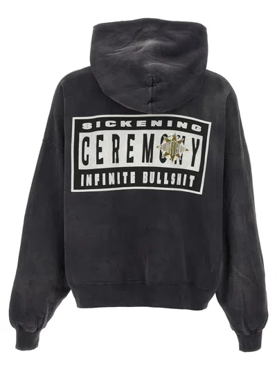 Saint Mxxxxxx X Denim Tears Hooded Cotton Sweatshirt