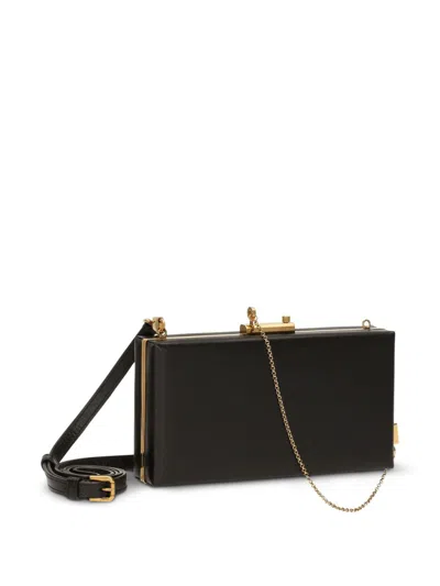 Dolce & Gabbana Elegant Mini Handbag With Distinctive Gold-tone Accents