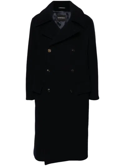 Shop E 'clat Wool Double Breasted Coat