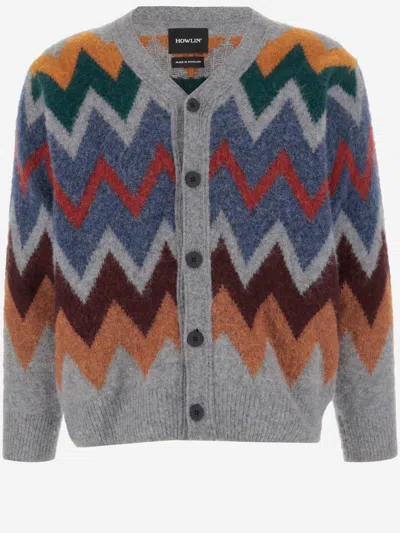 Shop Howlin' Howlin Wool Sweater With Geometric Pattern