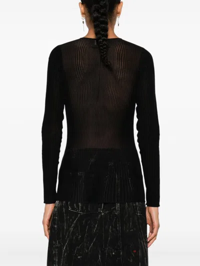 Jean Paul Gaultier Women Morphing Pinstripes Top