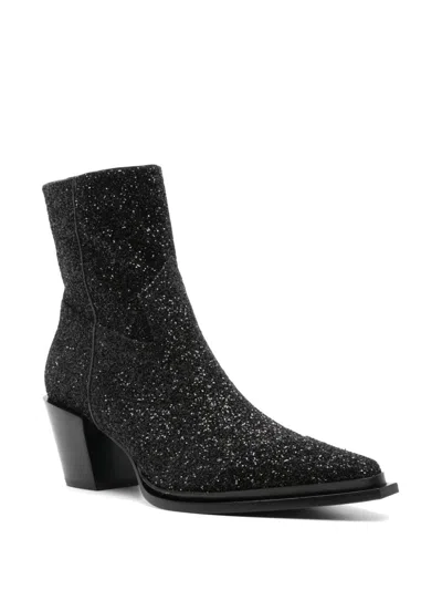 Jimmy Choo Cece Ab 60mm Glitter Ankle Boots