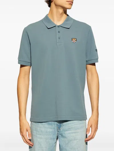 Shop Kenzo Lucky Tiger Organic Cotton Polo Shirt