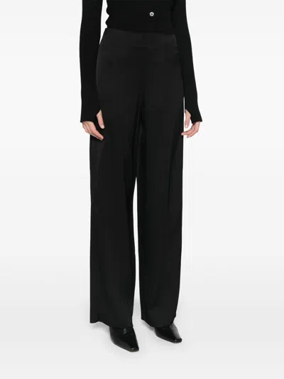 Loulou Studio Talia Pants Woman Black In Viscose