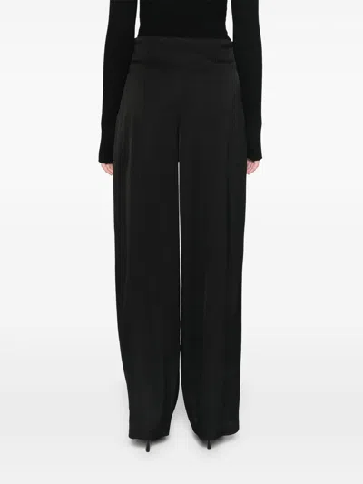 Loulou Studio Talia Pants Woman Black In Viscose