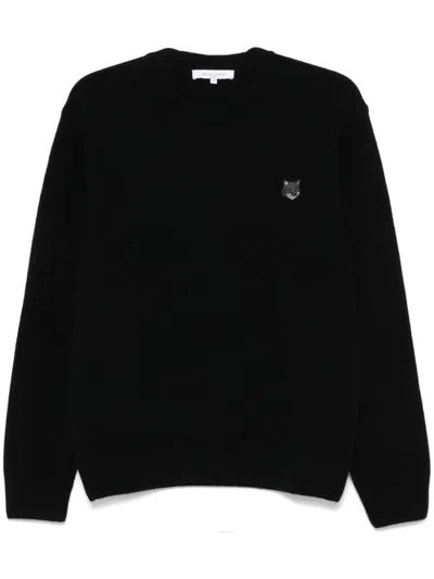 Shop Maison Kitsuné Maison Kitsune' Chillax Fox Wool Jumper