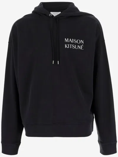 Shop Maison Kitsuné Maison Kitsune' Cotton Sweatshirt With Logo