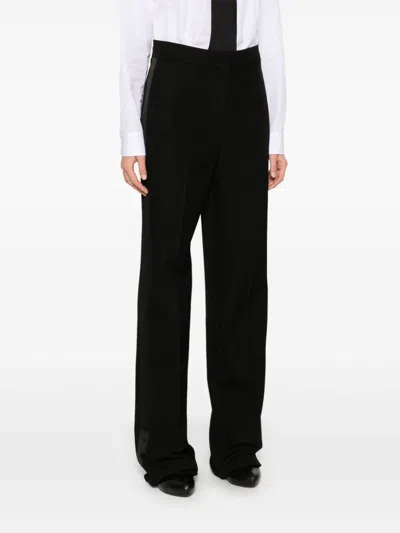 Max Mara Pants Tuxedo In Wool Uccio