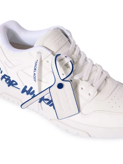 Shop Off-white Off White Out Of Office Leather Sneakers