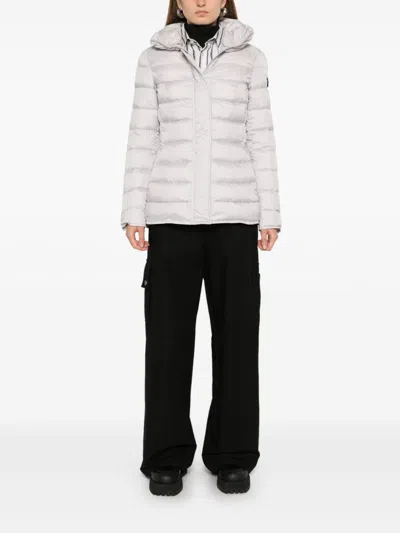 Peuterey Grey Flagstaff Mqs 02 Jacket In White