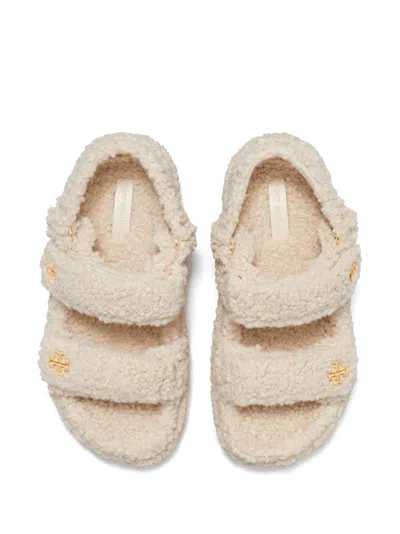 Shop Tory Burch Kira Shearling Sandals