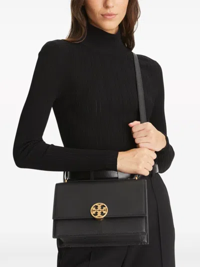 Shop Tory Burch Miller Mini Leather Shoulder Bag