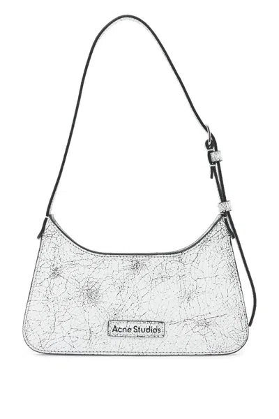 Acne Studios Small Micro Platform Shoulder Bag In White