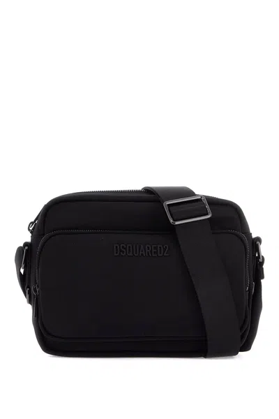 Dsquared2 Adjustable Shoulder Strap Shoulder Bag In Black