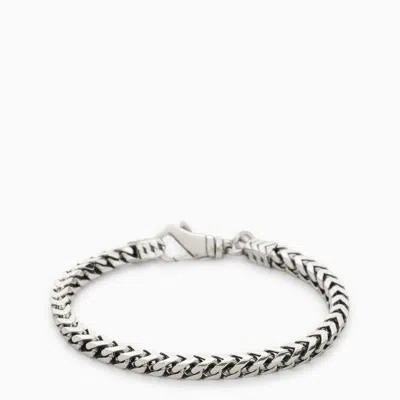 Shop Emanuele Bicocchi Franco Silver 925 Chain Bracelet In Multicolor