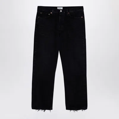 Agolde Gray Jeans In Regenerated Denim In Black