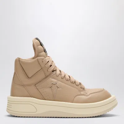 Converse X Drkshdw Turbowpn High-top Sneakers In Calf Leather In Pink