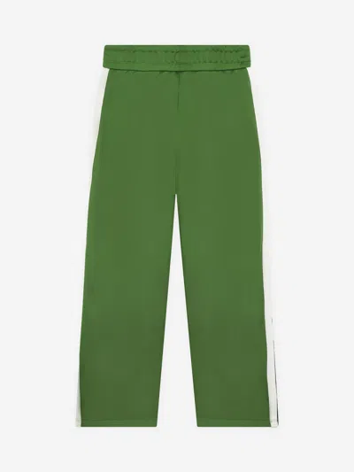 Kenzo Elephant-print Track Trousers In Green