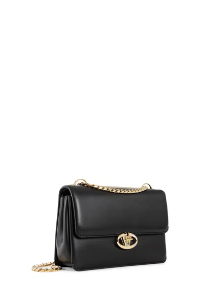 Valentino Woman Black Shoulder Bags In Black