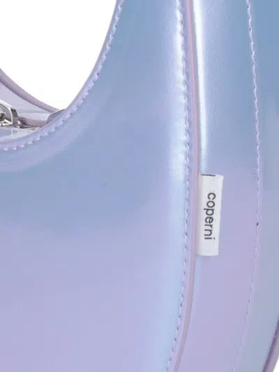 Coperni Mini Oval Top Handle Bag In Blue
