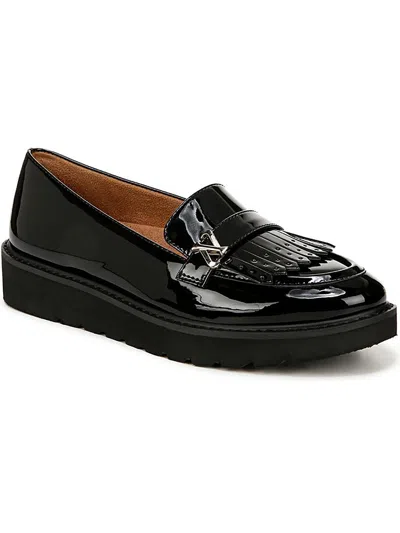 Naturalizer Expert Womens Patent Slip-on Loafers In Black