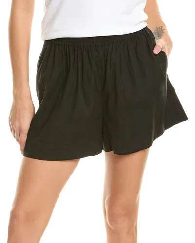 Sweaty Betty Stretch Linen-blend Short In Black