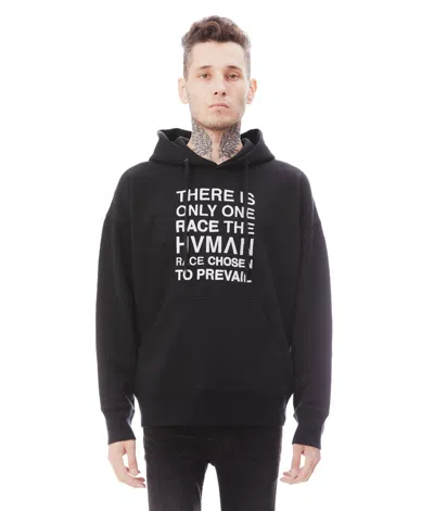 Hvman Graphic Pullover Hoodie In Black