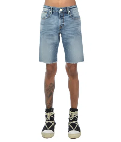 Hvman Mero Rocker Slim Stretch Shorts In Blue