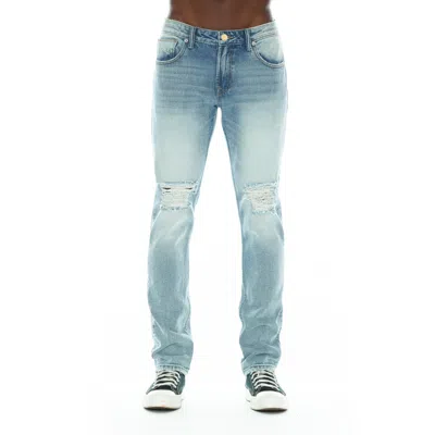 Hvman Mero Slim Fit Jean In Bleach In Blue