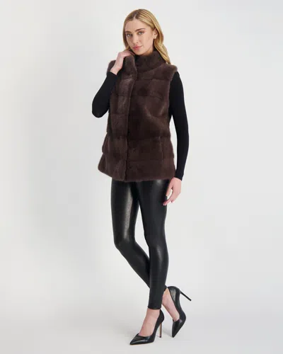 Gorski Mink Vest In Multi