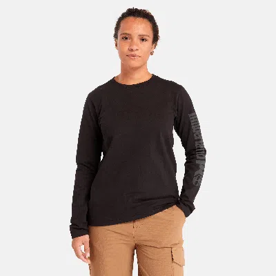 Timberland Women's  Pro Core Long-sleeve T-shirt In Black