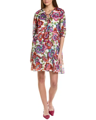 Johnny Was Calanthe Lace Up Dress In Multi