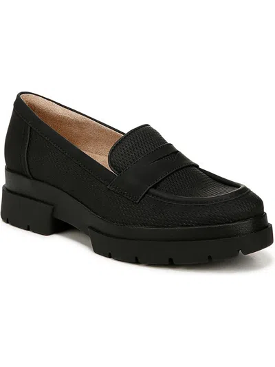 SOUL NATURALIZER OPHELIA WOMENS FAUX LEATHER PENNY LOAFERS 
