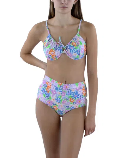 Cotton On Womens High-waist Polyester Swim Bottom Separates In Multi