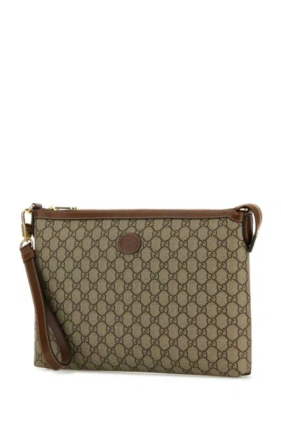 Shop Gucci Clutch In Printed