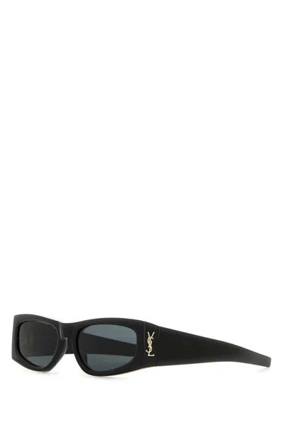 Shop Saint Laurent Sunglasses In Black