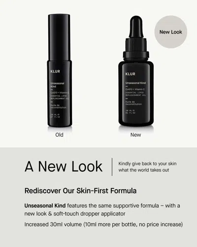 Klur Unseasonal Kind Face Oil