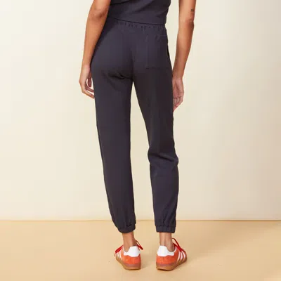 Monrow Baby Thermal Oversized Sweats In Faded Black