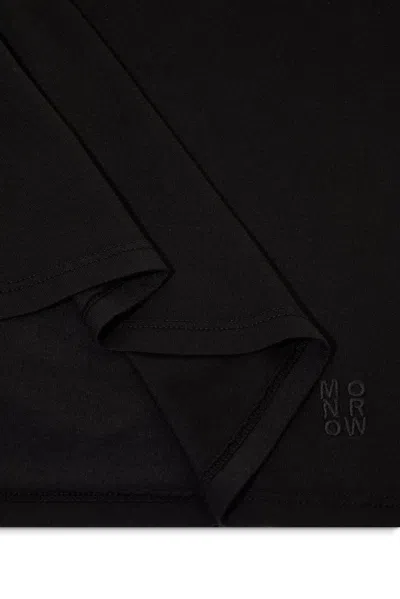 Monrow 50's Vinage Tee In Black In Black